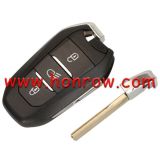 For Original New 2020 Peugeot 5008 508 3 button  Keyless Go Smart remote Key with 4A HITAG AES NCF29A1 128bit  434MHz