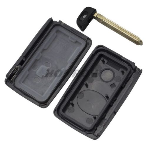 For To 3 button remote key blank with key blade