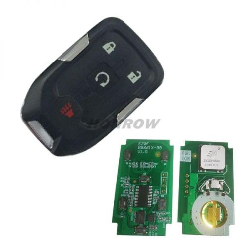 For GMC Yukon /Sierra 4 button smart key  with 315Mhz FCCID:HYQ1AA CMIT ID:2013DJ6723 PN:13580804/13508280 For 2015-2018 GMC Yukon 2015-2016 GMC Sierra