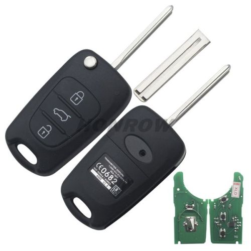 For Hyundai hot sale IX35 ix30 3 button remote key 433Mhz ASK