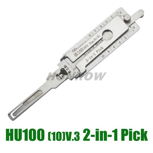 Original Lishi HU100-10 cut for Buick, new Opel, lock pick and decoder together 2 in 1 tools with best quality