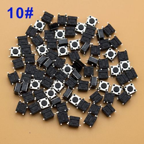 For Muti-function remote key button, PCB button. It is easy for locksmith engineer to use. 10#  The button is sold in a pack of 10 only, L:6mmW:6mmH:4.3mm