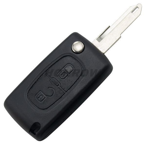 For Cit 206 blade 2 button flip remote key blank ( 206 Blade - 2Button - No Battery Place)