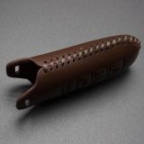 For Honda 3button key cowhide leather case for CRIDER,  for ACCORD,  for JADE,  2014FIT, VEZE with key ring