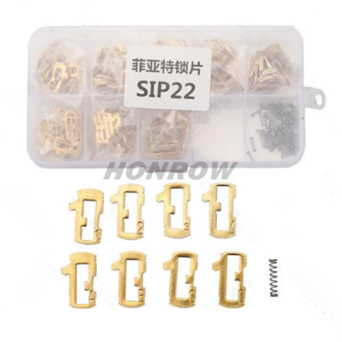 For Fiat SIP22 Ignition Car Lock Repair Kit Accessories Brass Lock Reed Plate For Fiat For Alfa Romeo Iveco 200PCS/BOX （8types each 25pcs）