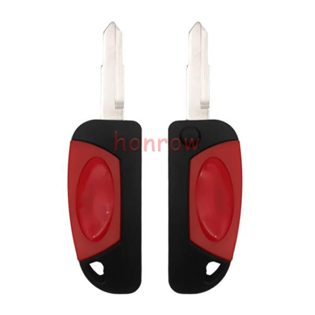 For Honda Motorcycle key blank with right blade red color