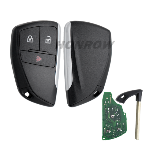 For Cadillac CT4 CT5 2+1 button smart remote key with ID49 chip 434 Mhz  PN: 13538860 / YG0G20TB1