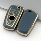 Gold TPU Car Key Cover For BMW Key Protect Case