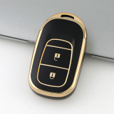 Gold TPU Car Key Cover For  Honda  Key Protect Case