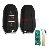 For Original New 2020 Peugeot 5008 508 3 button  Keyless Go Smart remote Key with 4A HITAG AES NCF29A1 128bit A3M05 434MHz FCCID: IM3A  Original key+afertermarket key blank