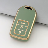 Gold TPU Car Key Cover For  Honda  Key Protect Case