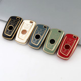 Gold TPU Car Key Cover For BMW Key Protect Case