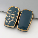 Gold TPU Car Key Cover For  TOYOTA  Key Protect Case