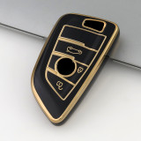 Gold TPU Car Key Cover For BMW Key Protect Case