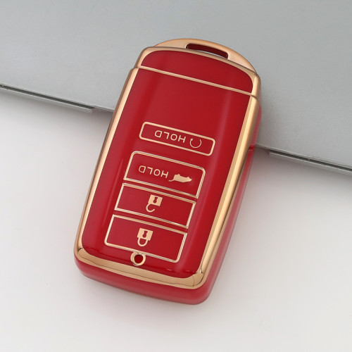 Gold TPU Car Key Cover For  Honda  Key Protect Case