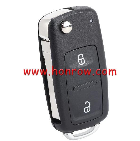 For VW 2+1 button remote key blank with panic button