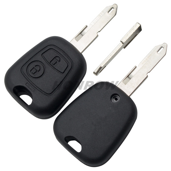 For Peugeot transponder key blank with 206 key blade (Without Logo)