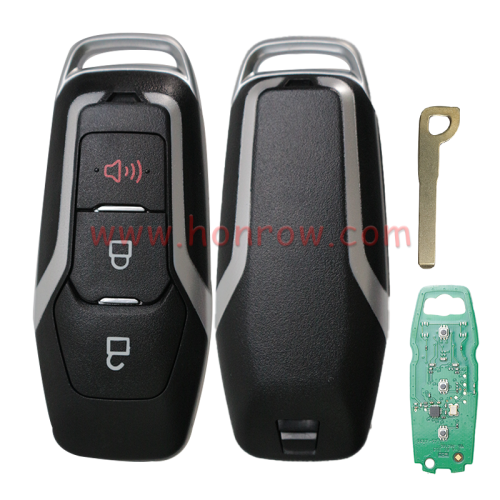 For Ford 3 button keyless go smart key with 315MHz FSK NCF2951F / HITAG PRO / 49 CHIP FCC ID: M3N-A2C31243800 P/N: 164-R8111