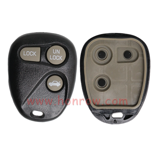 For GM 3 button remote key blank With Battery Place