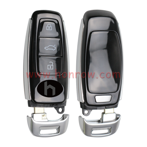 For Audi 3 button remote key with blade paint material