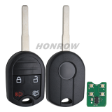 For Ford 4 button remote key with 315mhz ASK Without 4D63 Chip FCC ID: OUCD6000022                CWTWB1U793