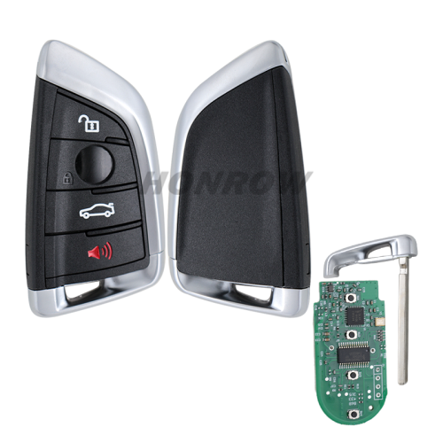 For AfterMarket BMW smart card 4 button remote key With 868MHZ PCF7953P /  Hitag / ID49   FCCID:NBG1DGNG1 IC:2694A-IDGNG1