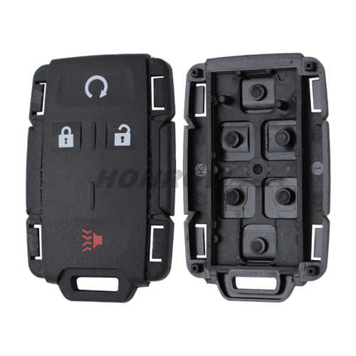 For Chev black 4 button remote key shell, the side part is white