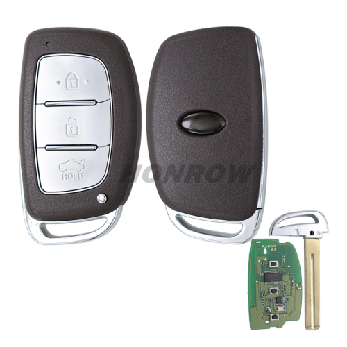 For Hyundai Tucson  3 button Smart Key with 433.92MHz FSK NCF2951X / HITAG 3 / 47 CHIP P/N: 95440-D3010 Work On: 2018   For  Hyundai Tucson