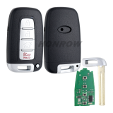 For Hyundai 4 Button keyless remote key with 434Mhz 46-pcf7952 chip CMIIT ID: 2010DJ1689