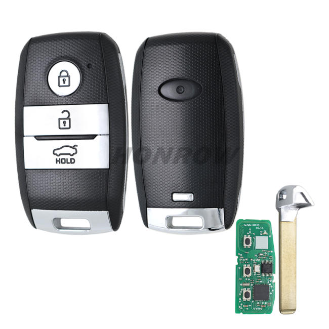 For Ki  CROSS 3 button keyless go smart key with 433MHz 8A CHIP P/N:95440-H2000