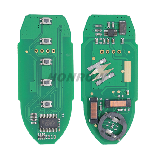 For Nissan Patrol 5 button remote key 433.92mhz,  PCF7952  FCC ID: KR5S180144014