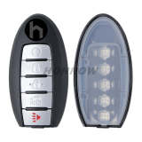 For Nissan 5 button Smart Remote Car Key With  433.92MHz PCF7952A / HITAG 2 / 46 CHIP FCCID:CWTWB1G744