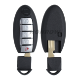 For Nissan 5 button Smart Remote Car Key With  433.92MHz  PCF7945/HITAG AES (4A CHIP) FCCID: KR5TXN4  CONTINENTAL# : S180144803