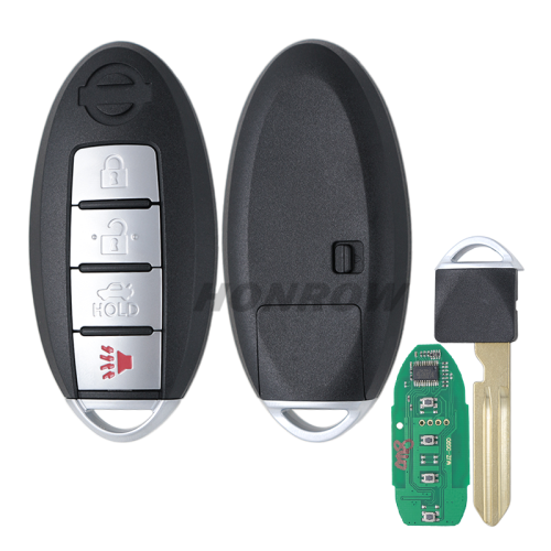 For Nissan 3+1 button smart remote key with 315Mhz FCC ID: CWTWB1U840