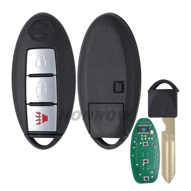 For Nissan 2+1 button smart Remote Key with 315MHz ID46  FCC ID: CWTWBU729 CWTWBU735