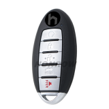 For Nissan 5 Button Keyless Car Remote Smart Key Fob with 433.92MHz 4A Chip Continental NR: S180144905 FCC ID: KR5TXN7