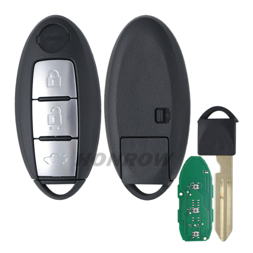 For Nissan Teana 3 button keyless  remote key 433.92mhz, chip:7945M  (4Achip) Continental:S180144311 CMIIT ID:2014DJ6447