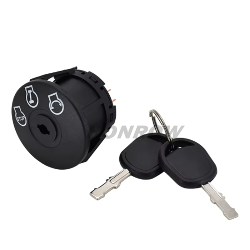 5PIN Riding Lawn Mowers Ignition Switch with Two Keys Tecreddy Ignition