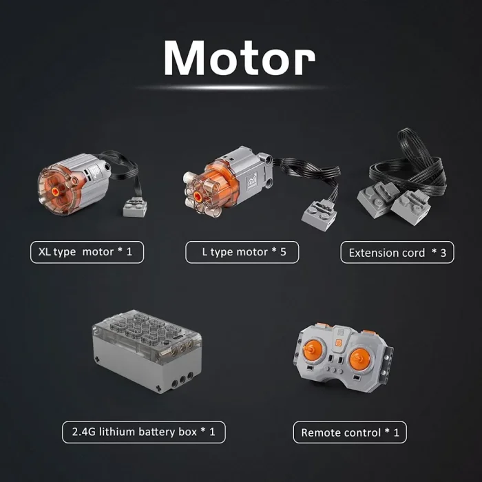 Конструктор Mould King 17006 Колесный экскаватор ,4588деталей