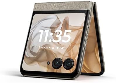 Motorola razr | 2023 | Unlocked | Made for US 8/128 | 32MP Camera | Vanilla Cream, 73.95 x 170.82 x 7.35mm