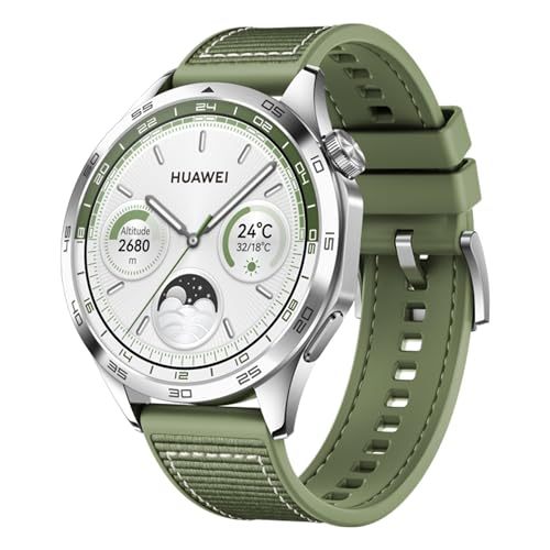 HUAWEI Watch GT 4 B19W 46mm Bluetooth Smartwatch 1.43  AMOLED Screen Composite Strap - Green