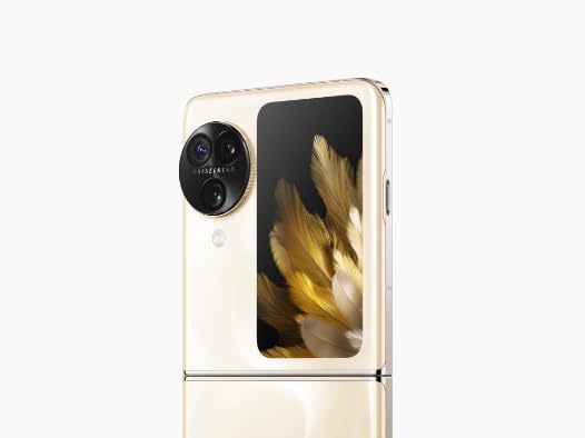 Oppo Find N3 Flip 5G Dual SIM 256GB ROM + 12GB RAM Factory Unlocked (GSM Only | No CDMA - not Compatible with Verizon/Sprint) Smartphone Global Version - Cream Gold