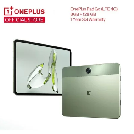 OnePlus Pad Go 8GB 128GB Global Version | 11.4 inch 2.4K Display | 4G LTE | 8000mAh Battery | SG 1 Year WarrantyBrand