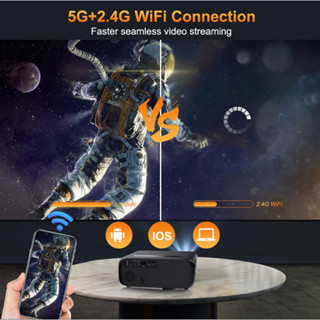 ThundeaL Full HD Projector TD97 Pro 1080P 2K 4K Video Portable Projector WiFi 6 Android Home Theater TD97Pro 3D Smart Pr