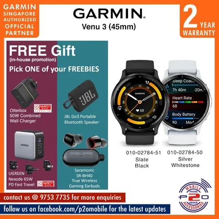 Garmin Venu 3 (45mm) SmartWatchBrand new and authentic