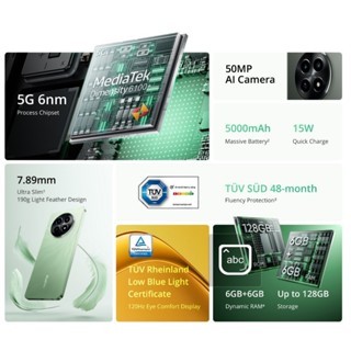 【New Launch】realme 12x 5G (8 256GB)