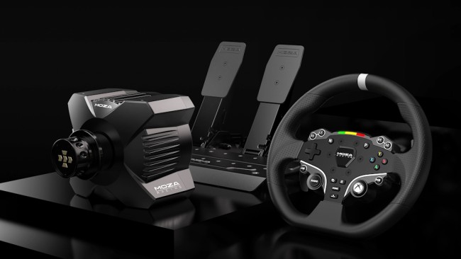 MOZA Magic Claw R9 Kit - Direct Drive Base + CS Steering Wheel + SRP Dual Pedal