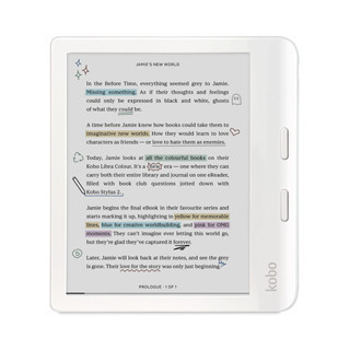 [EReader] Rakuten Kobo Libra Colour Black/White 7 inch e-reader | Kaleido 3 - 1 year local warrantyBrand new and authent