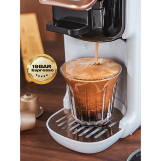 HiBREW 5 in 1 Multiple Capsule Coffee Machine Hot/Cold DG Cappuccino 19Bar Milk Frother Frothing Foamer H2B+M1A Brand ne