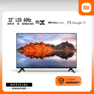 [Official Warranty] Xiaomi TV | A 32 Inch | HD Resolution | 60Hz | Google TV | Hands-free Google AssistantBrand new 